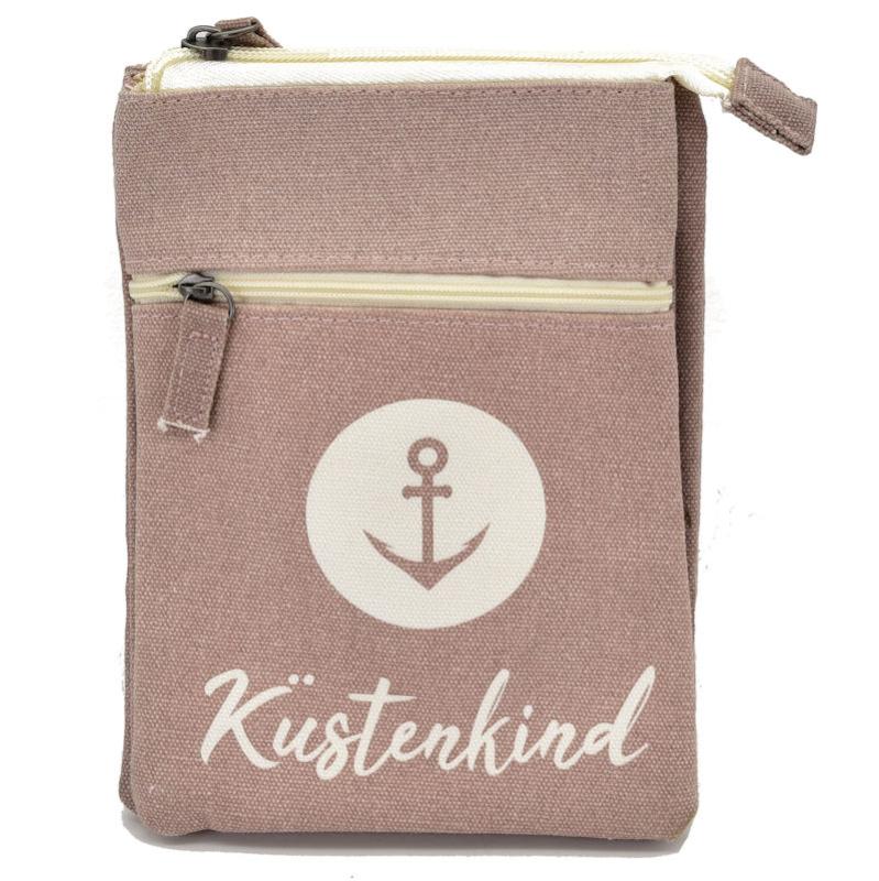 Handtasche Patchwork Crossbag Anker  Küstenkind rosa
